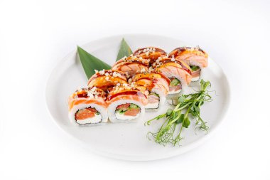 Suşi, Philadelphia 'yı somonla kızarttı.,