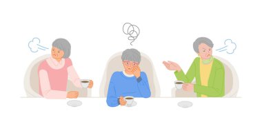 Son sınıf öğrencisi: Kafedeki kavgalar üzerine kızgın bir arkadaş tarafından rahatsız edilen yaşlı bir kadın