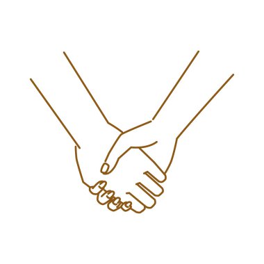 El pozu: El ele tutuşmanın güzel bir görüntüsü (erkekler ve kadınlar, çiftler)