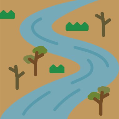 Yeşil Altyapı Simgesi: Belirsiz ve Harap Nehirler