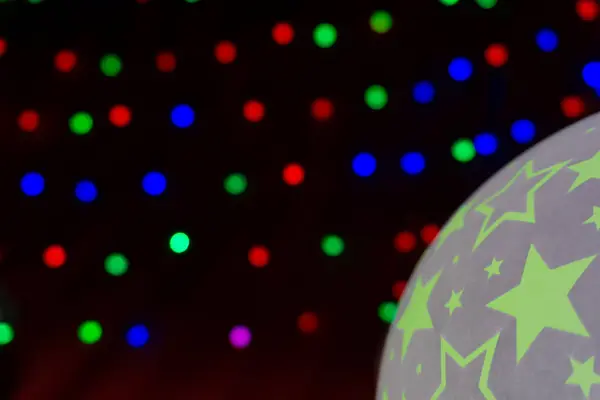 Renkli ışıklarla soyut arkaplan