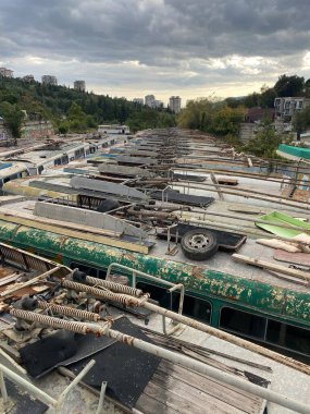 Barselona şehrinin manzarası