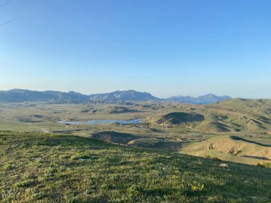 Dağların güzel manzarası