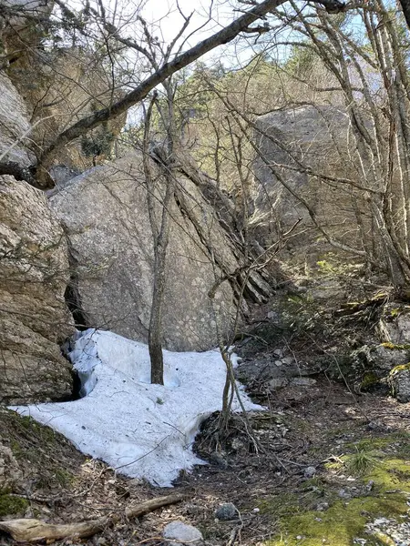 Dağlarda güzel bir şelale