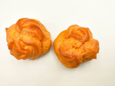 Lezzetli Solar, Kue Sus, Kremalı Fla ile Dolu Otantik Asya Pasta Muamelesi