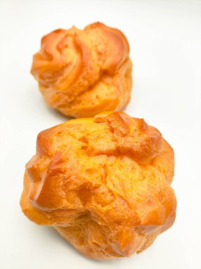 Lezzetli Solar, Kue Sus, Kremalı Fla ile Dolu Otantik Asya Pasta Muamelesi