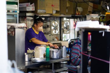 Xiaoliuqiu, Tayvan - Mart 2024. Geleneksel Tat, Tayvan Lokal Yemekleri, Popüler Sokak Yemekleri