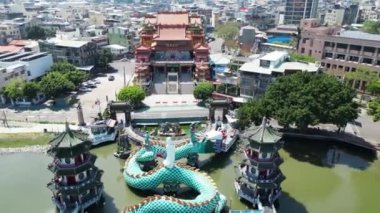 Kaohsiung İlkbahar Sonbahar Pavyonu, Tayvan Mimarisi Hava Perspektifi