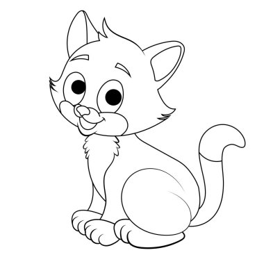 Sevimli hayvan çizgisi tasarımı