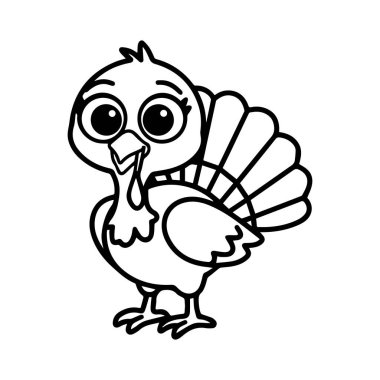 Mutlu şükranlar hindi vektörü elementleri 