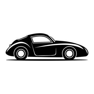 Minimalist araba logo şablonu