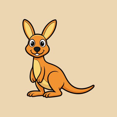 kanguru vektör sanatı ve çizimi 