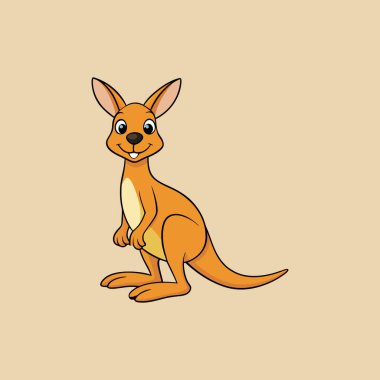 kanguru vektör sanatı ve çizimi 