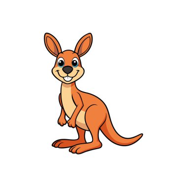 kanguru vektör sanatı ve çizimi 
