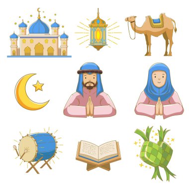 Ramazan Simgesi Vektör Sanat İllüstrasyonu