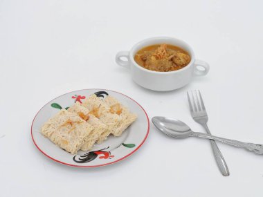 Roti Jala ve Chicken Curry, geleneksel Malezya gıda