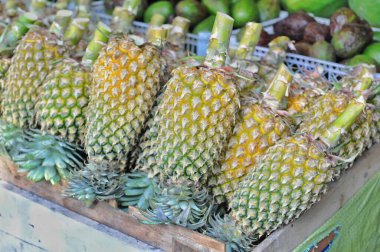 Tayland, Asya 'da pazarda ananas.