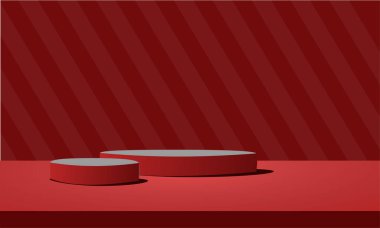 Ürün için podyum vektörü