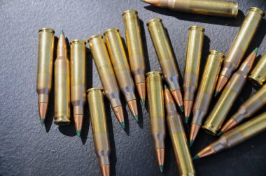 Masada uzun namlulu silah mermileri var.