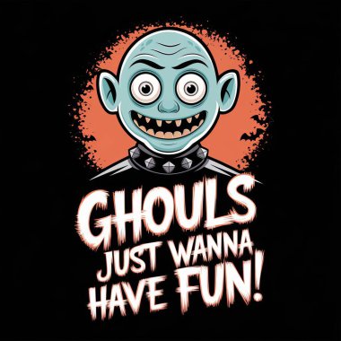 Ghouls Just Wanna Have Fun t-shirt, Halloween t-shirt, spooky t-shirt, funny Halloween shirt, Halloween party shirt, ghouls t-shirt, cute ghost shirt, Halloween humor shirt, Halloween costume tee clipart