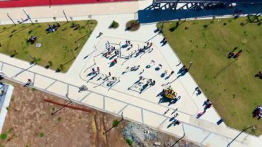 Rize 'deki deniz kıyısının havadan görünüşü