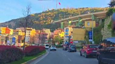 Barselona şehrinin manzarası