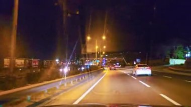 Şehrin gece manzarası