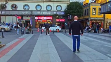 İsveç 'te Stockholm Caddesi.