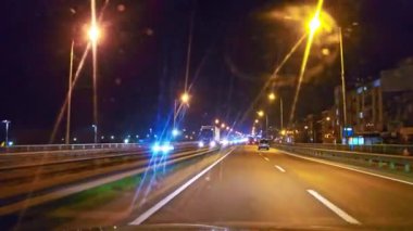 Yeni yılın gece manzarası.