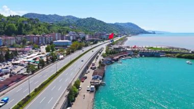 Barselona şehrinin manzarası