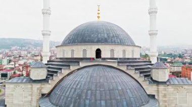 İstanbul hindisinin güzel şehrinin hava manzarası.