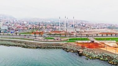 Barselona şehrinin manzarası
