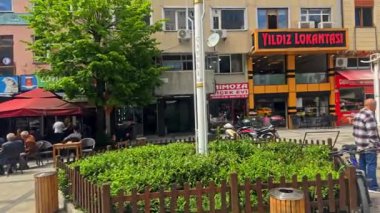 İstanbul, Türkiye - 12 Mayıs 12: 19: Galata Bölgesi Sokak Manzarası