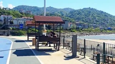 Güzel ve renkli şehir manzarası