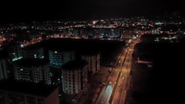 İsrail 'in başkentinin gece manzarası