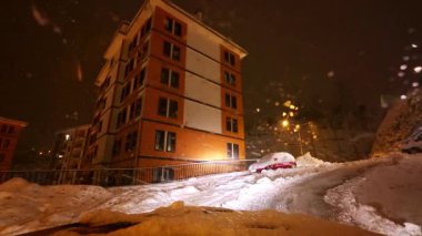 Şehrin gece manzarası