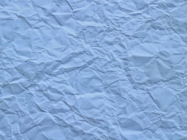 Sıkıca buruşmuş beyaz kağıt dokusu. Soyut arkaplan