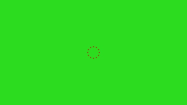 Hvězdy Pohyb Grafické Prvky Zelená Obrazovka Animace Překrytí — Stock video
