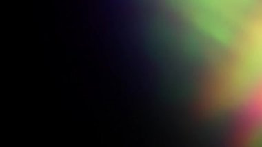 Sızdıran ışıklar video efekti siyah ekran örtüsü