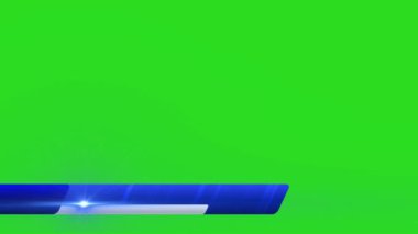 Haberler düşük üçüncü yeşil ekran canlandırması