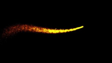 Metin altın parçacıkları animasyonunu izlediğiniz için teşekkürler.