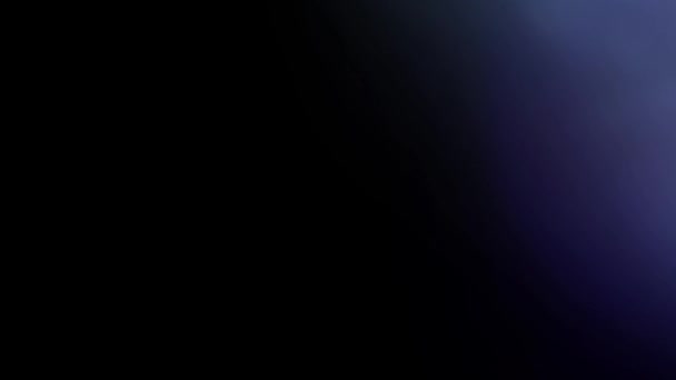 Ефект Витоку Світла Анімація Чорний Екран Накладання Кольори Анімовані Вогні — стокове відео