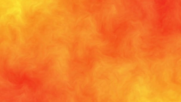 Бесшовный Пожарный Дым Анимация Оранжевый Фон Полный Экран Анимированный Фон — стоковое видео