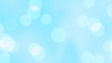 Soyut beyaz ışıklar canlandırılmış mavi arkaplan döngüsü canlandırma tam ekran doku döngüsü