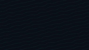 Canlandırılmış mavi noktalı soyut siyah arkaplan hareket grafikleri elemanları döngü çizgileri canlandırma deseni