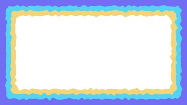 Mor fotoğraf çerçeveli soyut çizgili arka plan tam ekran tasarım dalgaları dokusu beyaz arkaplan