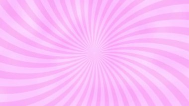 Döndürülmüş ışıklandırma çizgileri döngü animasyonu pembe arkaplan ile soyut video arkaplanı