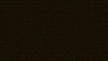 Yeşil ışık deseni döngü animasyon siyah arkaplan matrisi ile soyut ışıklandırma motifi