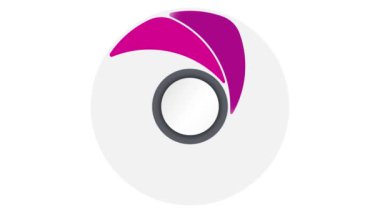 Canlandırılmış çember bilgi grafiği tasarımı, hareket grafikleri 8 adım, nesneler, ögeler veya seçenekler bilgi grafikleri arka plan animasyonu