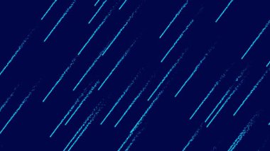 Düşen yıldızlar mavi parçacık arkaplanını aydınlatıyor